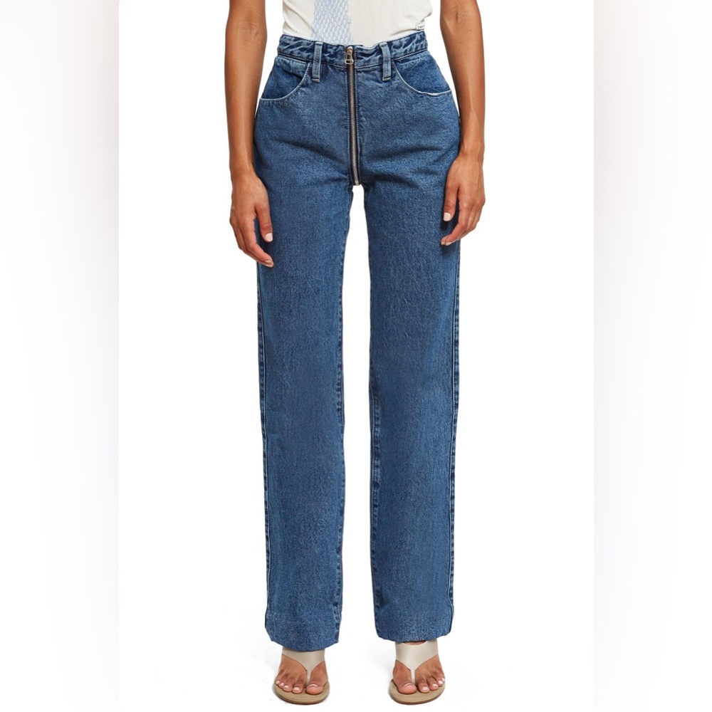 LOROD ZIP THROUGH JEANS